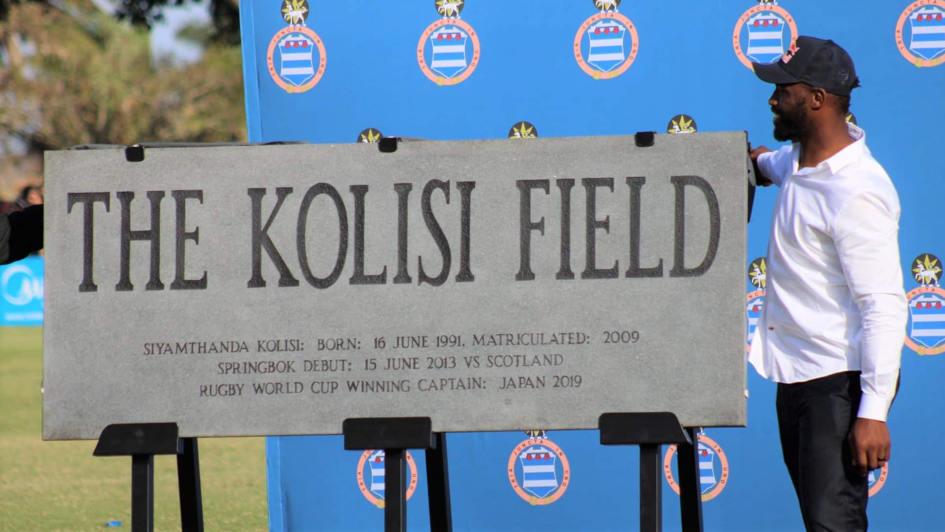 You are currently viewing Watch: Kolisi ‘humbled’ by high-school field naming