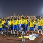 Mamelodi Sundowns DSTv Premiership trophy Source: @Sundows Twitter