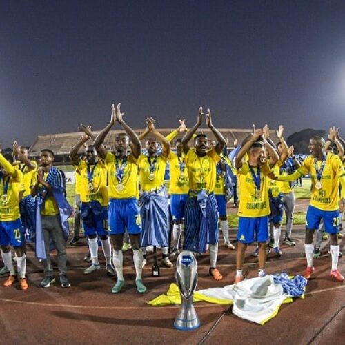 Watch: Sundowns celebrate 5th consecutive league title