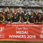 CAPE TOWN, SOUTH AFRICA - DECEMBER 15: A view of South Africa during day 3 of the 2019 HSBC Cape Town Sevens final match between South Africa and New Zealand at Cape Town Stadium on December 15, 2019 in Cape Town, South Africa. (Photo by Ashley Vlotman/Gallo Images/Getty Images)
