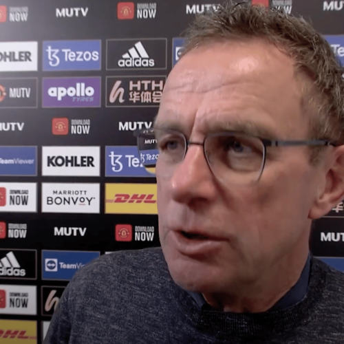 Watch: Rangnick, Elanga, Varane react to Brentford win