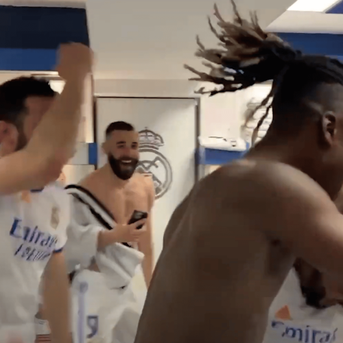 Watch: Crazy Real Madrid dressing-room celebrations