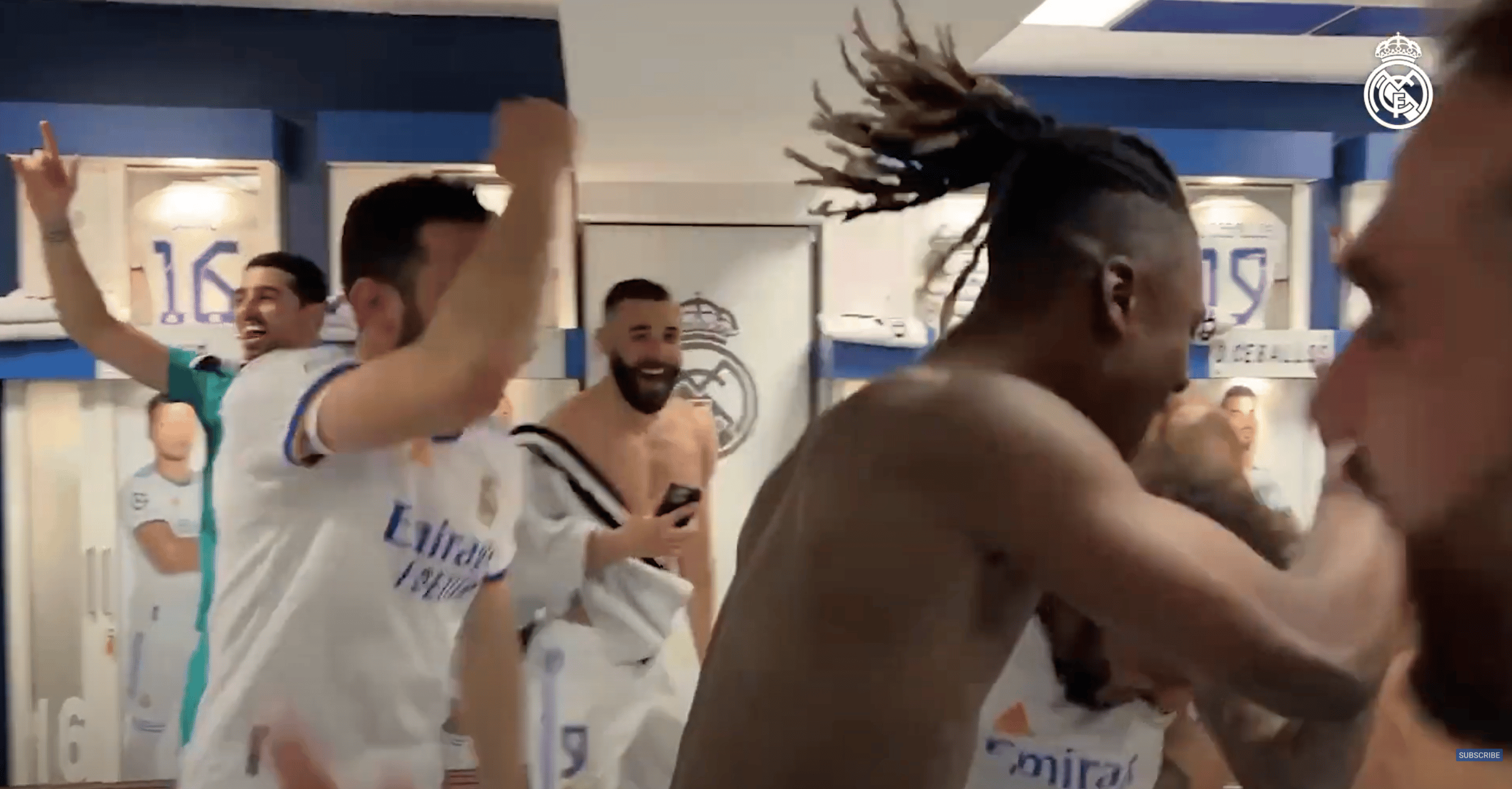 You are currently viewing Watch: Crazy Real Madrid dressing-room celebrations