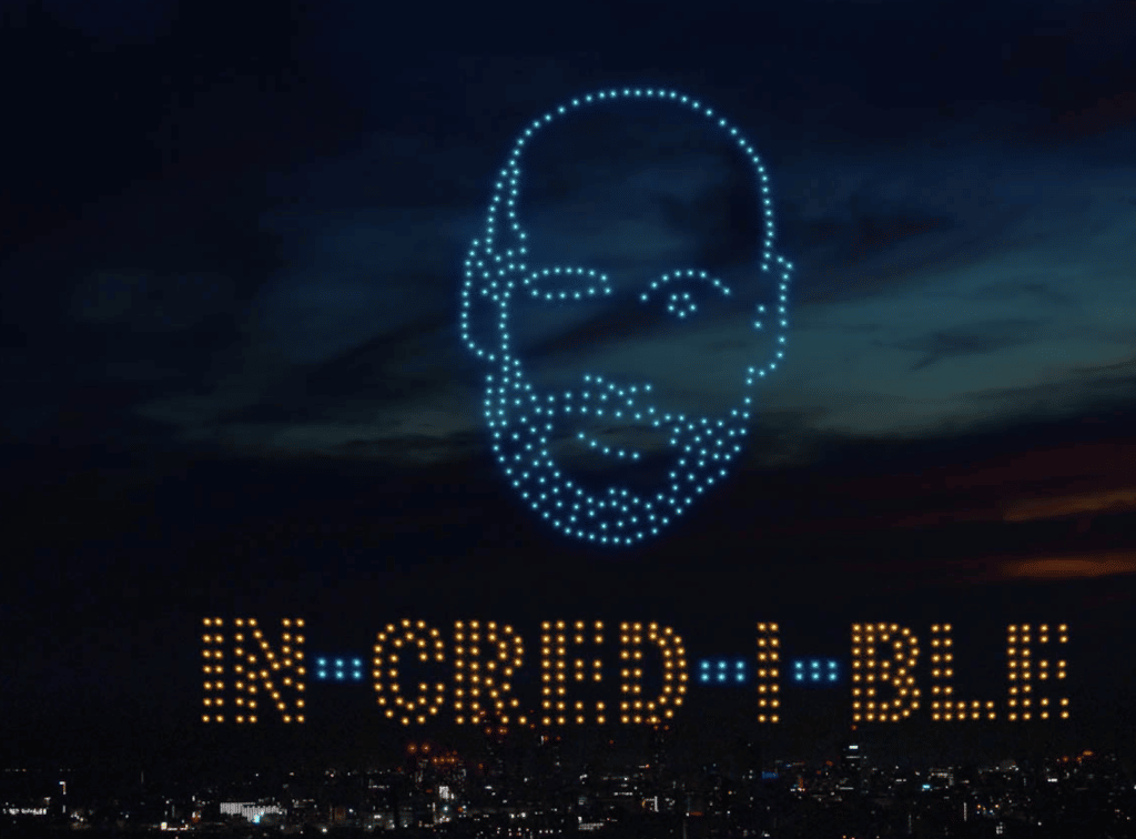 Watch: PUMA honours Man City with 300-drone light show