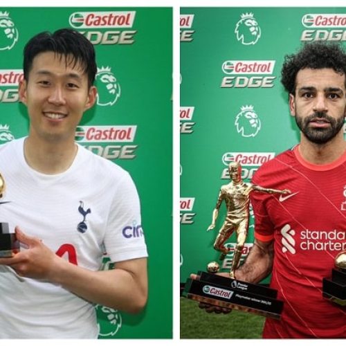 Salah and Son share Premier League Golden Boot