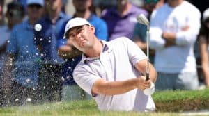 Read more about the article Scheffler takes Colonial lead with closing birdie