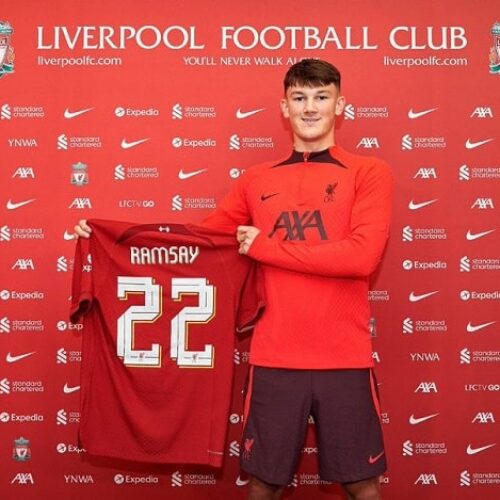 Scottish teenage talent Ramsay signs for Liverpool