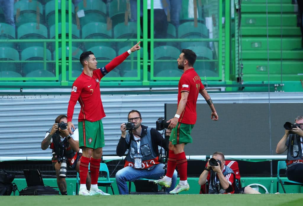 Highlights: Ronaldo steers Portugal past Switzerland, Spain held in Prague