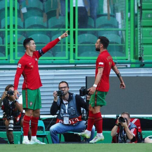 Highlights: Ronaldo steers Portugal past Switzerland, Spain held in Prague