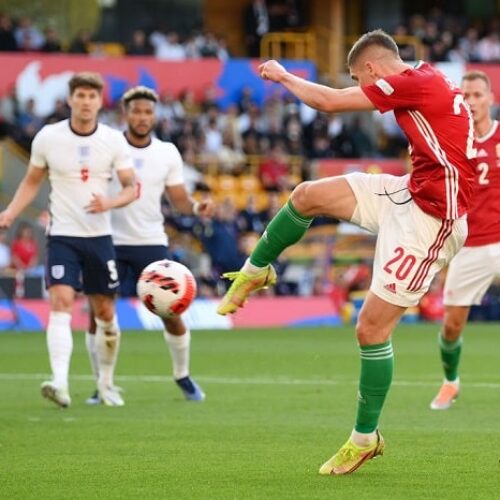 England trounced by Hungary in Nations League as Germany hammer Italy