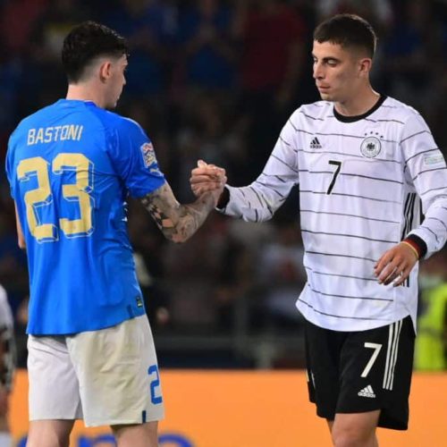Highlights: Inexperienced Italy side hold Germany in Nations League