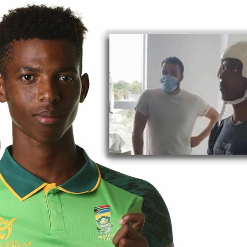 Watch: Assaulted SA cricketer on road to recovery