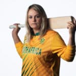 ADELAIDE, AUSTRALIA - FEBRUARY 16: Dane Van Niekerk poses during the South Africa 2020 ICC Women's T20 World Cup headshots session at Adelaide Oval on February 16, 2020 in Adelaide, Australia. (Photo by Mark Metcalfe-ICC/ICC via Getty Images)