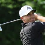 DUBLIN, OHIO - JUNE 05: Aaron Wise of the United States plays his shot from the 14th tee during the final round of the Memorial Tournament presented by Workday at Muirfield Village Golf Club on June 05, 2022 in Dublin, Ohio. (Photo by Andy Lyons/Getty Images)