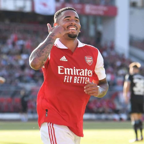 Jesus strikes early in Arsenal’s 2-0 friendly win over Everton