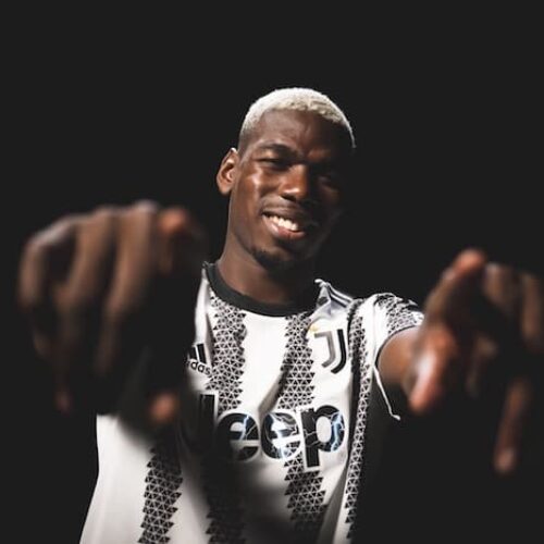 Juventus celebrate Pogba’s return