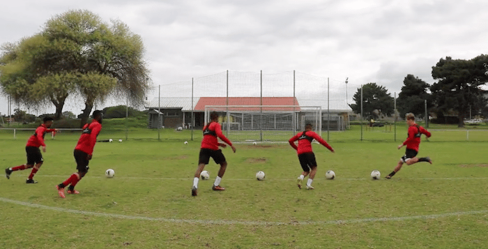 You are currently viewing Watch: CT Spur players compete in the crossbar challenge