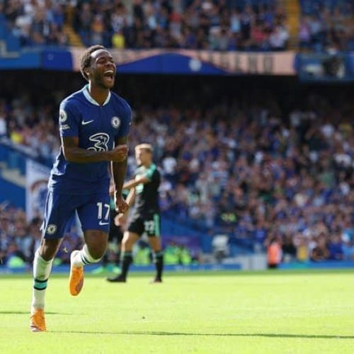 Watch: Sterling bags brace in Chelsea win