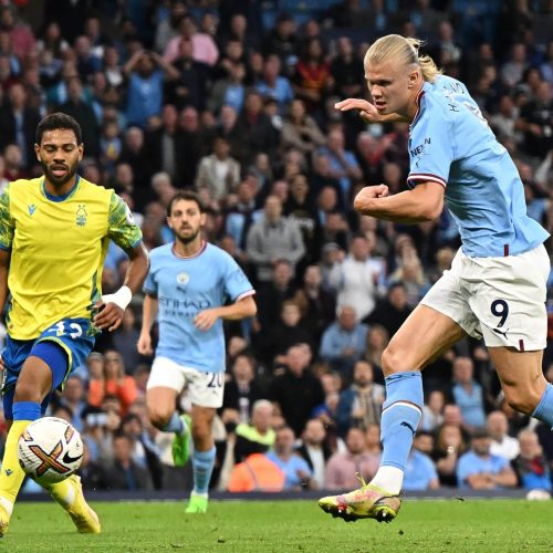 Watch: Haaland hits hat-trick in Man City rout