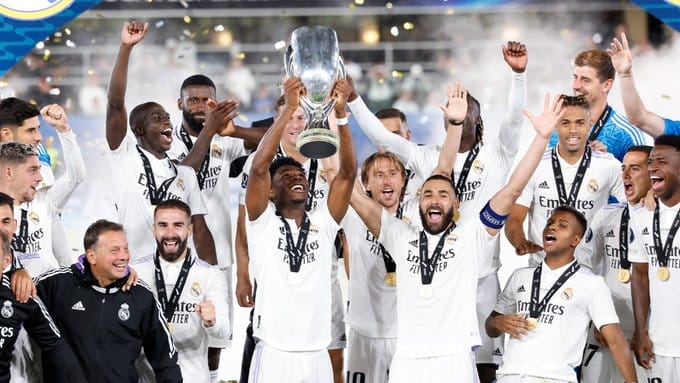You are currently viewing Real Madrid defeat Eintracht Frankfurt to win fifth UEFA Super Cup