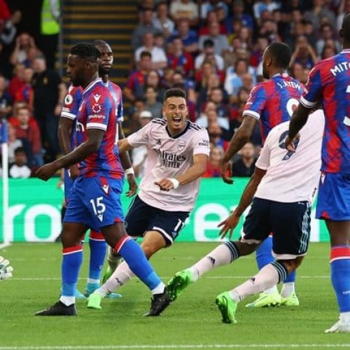 Arsenal beat Palace 2-0 in Premier League season opener