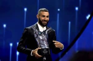 Read more about the article Benzema and Putellas win UEFA player of the year prizes