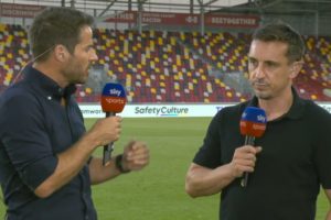 Read more about the article Watch: Neville, Redknapp’s heated debate live on-air