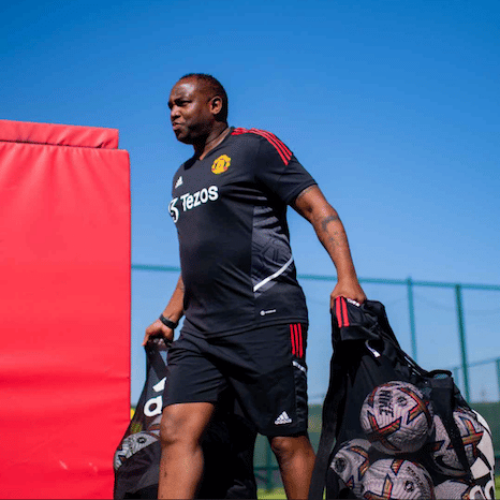 Watch: Ten Hag, Benni doing drills with Ronaldo, Sancho, Rashford, Eriksen