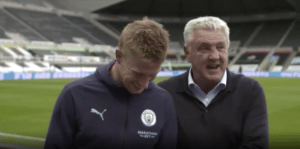 Read more about the article Watch: Bruce trying his best to steal De Bruyne