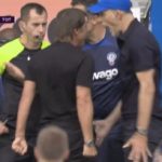 Watch: Heated touchline moment between Tuchel, Conte