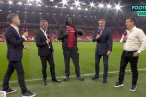 Read more about the article Watch: Stormzy gatecrashes Sky Sports pitchside coverage after Man Utd win