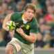 BLOEMFONTEIN, SOUTH AFRICA - JULY 09: Evan Roos of South Africa during the 2nd Castle Lager Incoming Series test match between South Africa and Wales at Toyota Stadium on July 09, 2022 in Bloemfontein, South Africa. (Photo by Charle Lombard/Gallo Images/Getty Images)