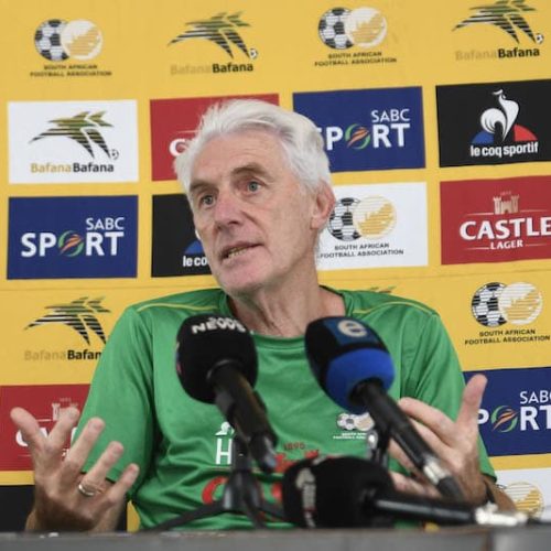 Broos makes three changes to Bafana’s 23-man squad