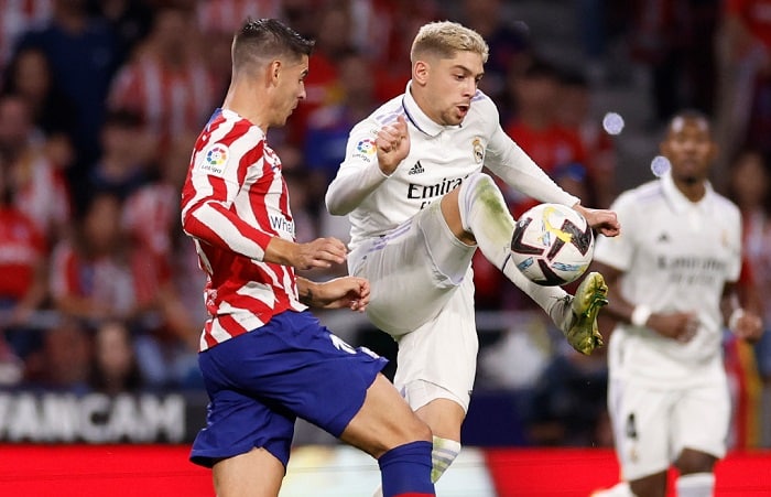 You are currently viewing Watch: Real Madrid triumph at rivals Atletico in heated derby