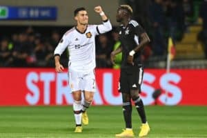 Read more about the article Ronaldo scores first goal this season as Man United stroll in Europa League