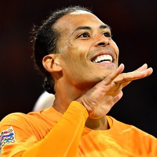 Watch: Van Dijk fires Netherlands past Belgium