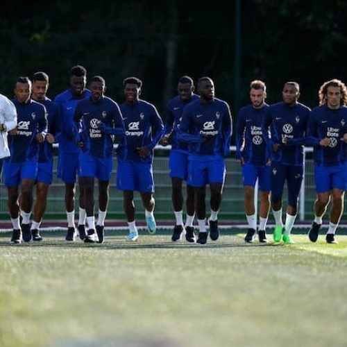 Watch: France’s final preparations for Nations League clash