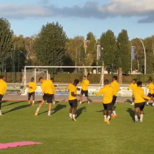 Watch: Ghana conduct first training session ahead of Brazil tie