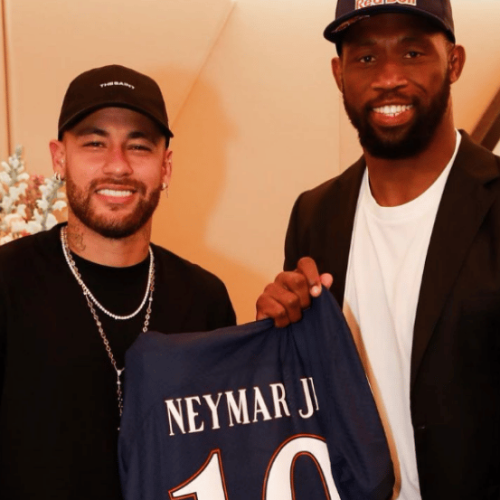 Kolisi links up with Neymar in Paris