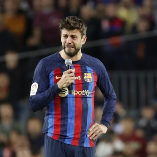 Watch: Gerard Piqué’s emotional final Barcelona match at Camp Nou