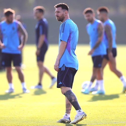 Messi ready for first test at World Cup