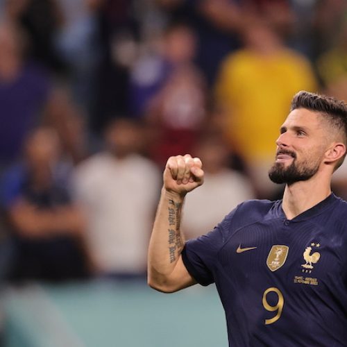 Giroud equals Henry goalscoring record as France thrash Australia