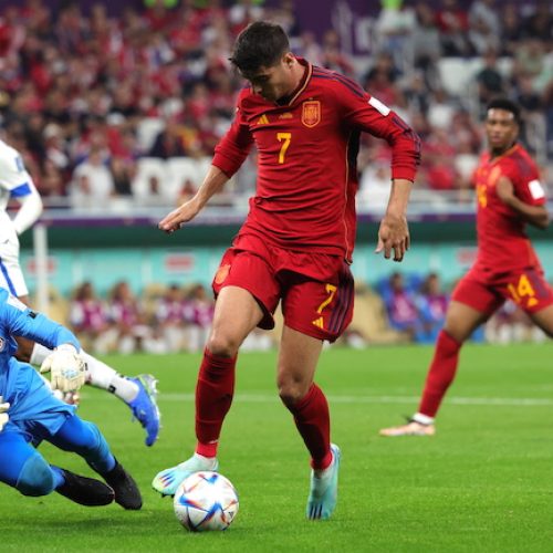 Spain put Costa Rica to the sword, Japan stun Germany