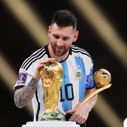 Messi bags Golden Ball award for best player at World Cup