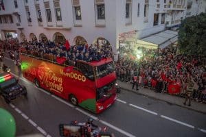 Read more about the article Morocco receive hero’s welcome on return home