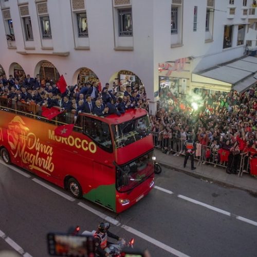 Morocco receive hero’s welcome on return home