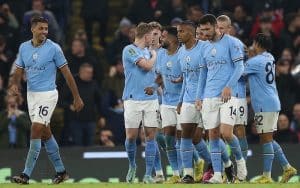 Read more about the article Man City knock out holders Liverpool in Carabao Cup