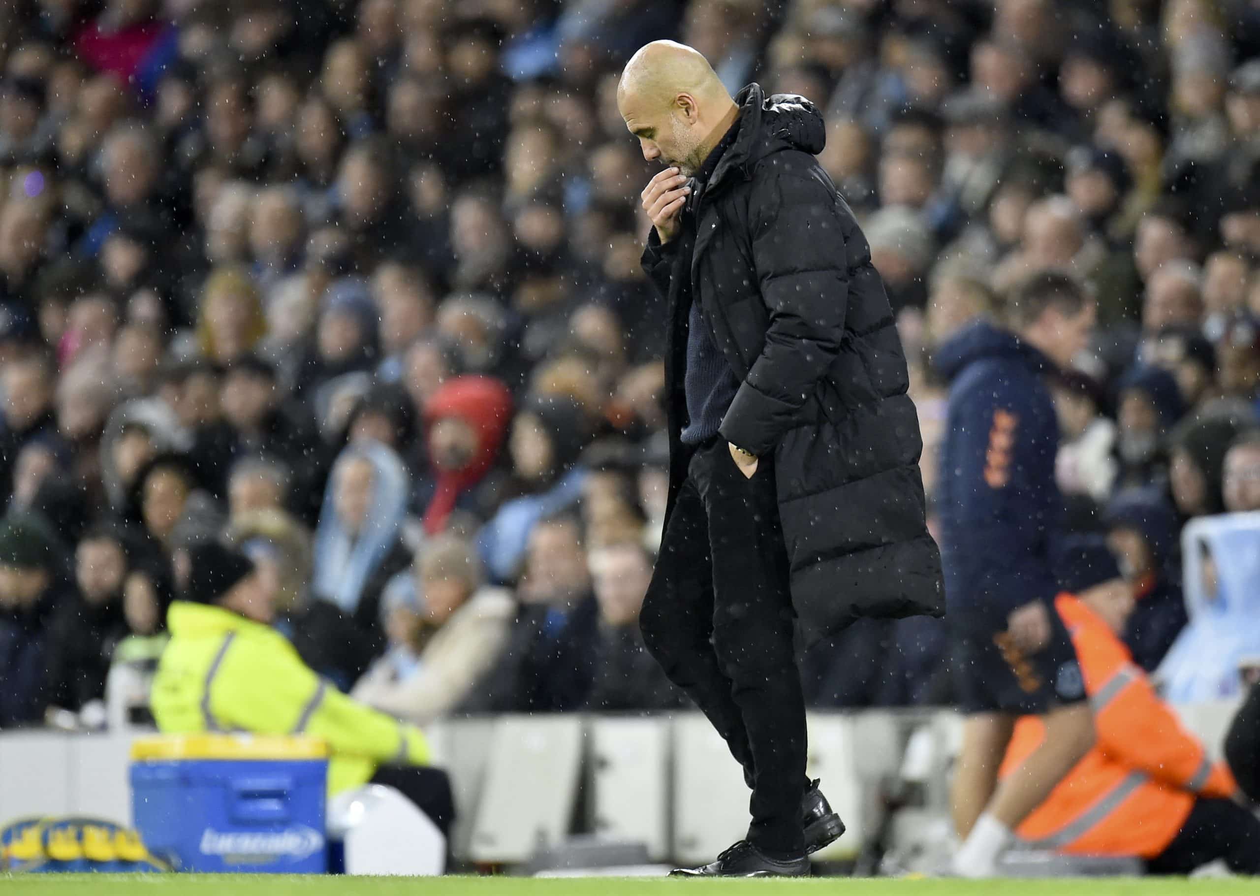 You are currently viewing Guardiola bemoans Man City draw against Everton