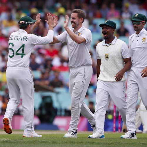 Nortje claims two wickets as Australia reach 147-2 on rain-hit day
