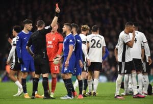 Read more about the article Felix sees red as Fulham beat Chelsea